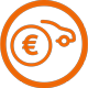 Autofinanzierung Icon in orange