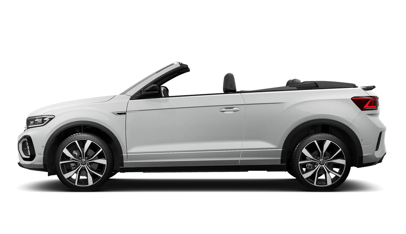 Fahrzeugbild VW T-Roc Cabrio weiß Seite