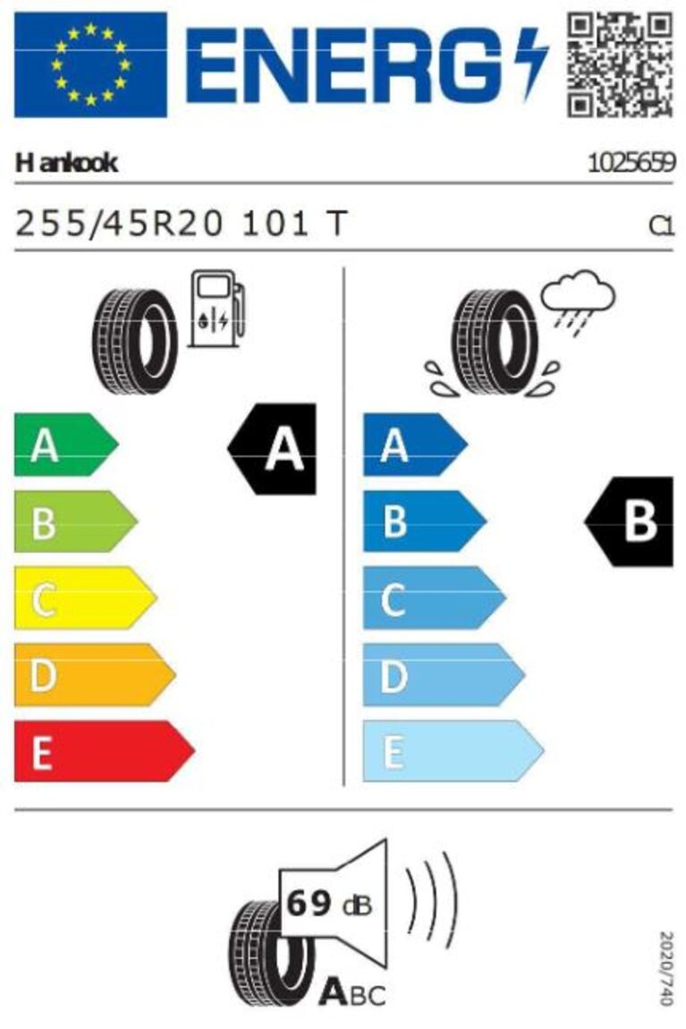 VW ID.5 GTX Reifenlabel Hankook 2