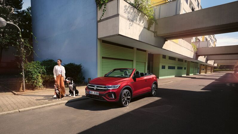 VW T-Roc Cabriolet in rot