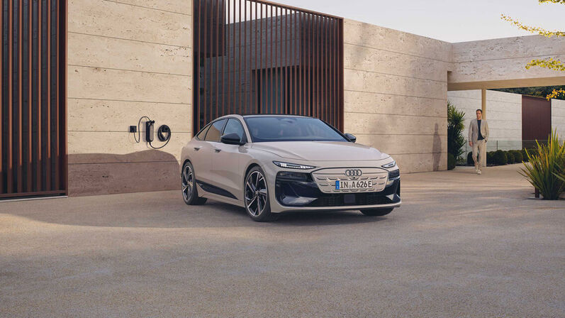 Der a6 e tron sportback ist ein elektroauto der oberklasse