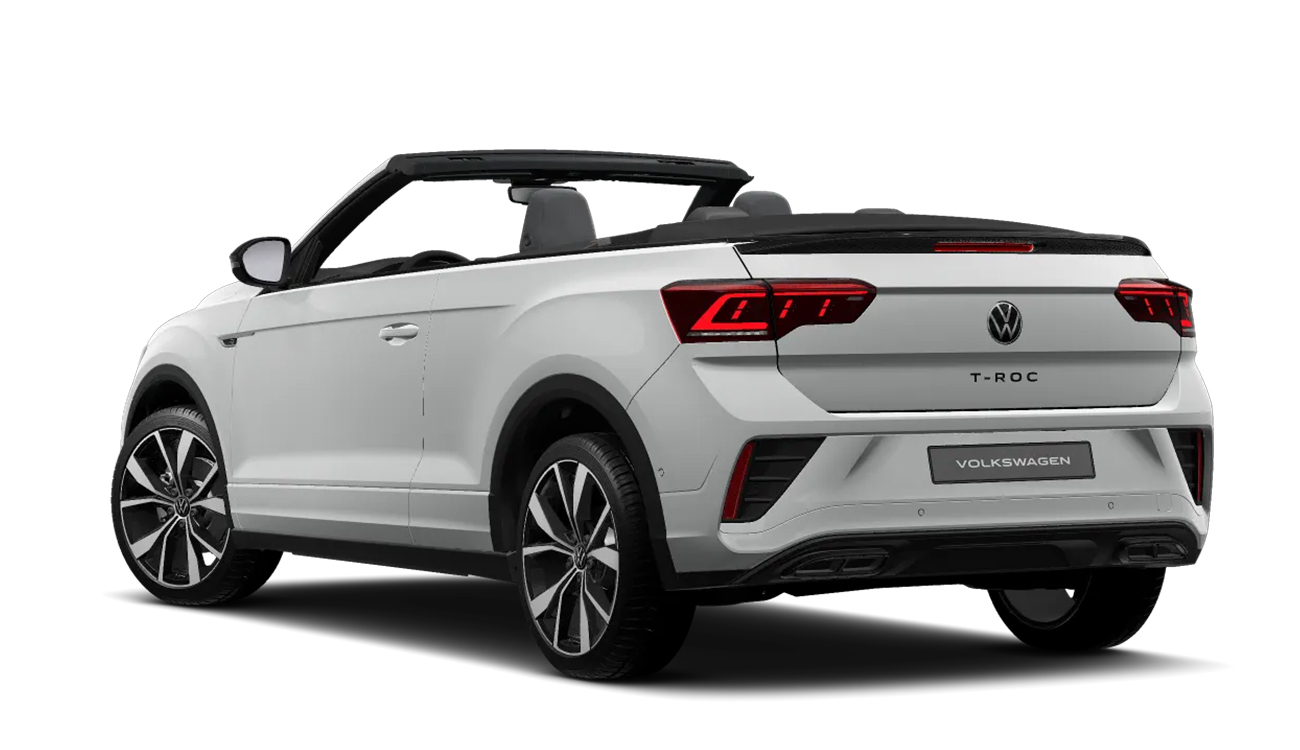 Fahrzeugbild VW T-Roc Cabrio weiß Heck