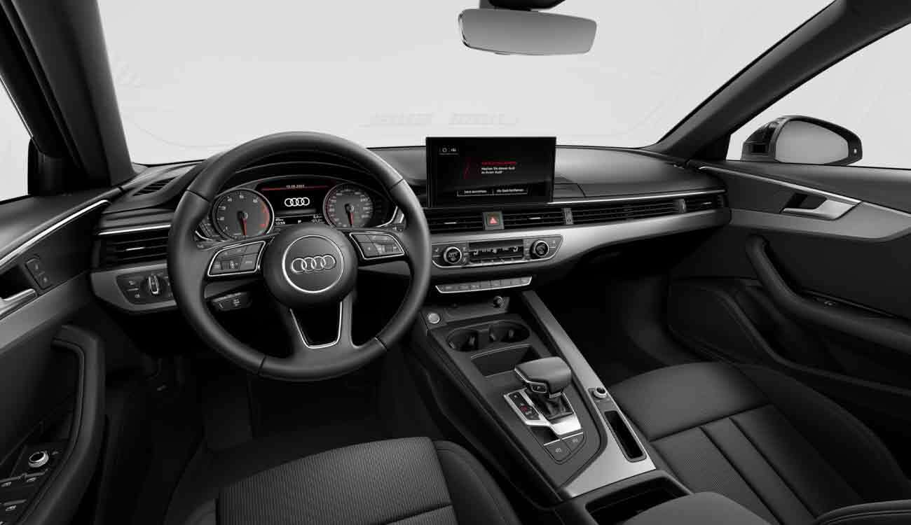 Audi A4 Avant advanced Freisteller in Brilliantschwarz Interieur