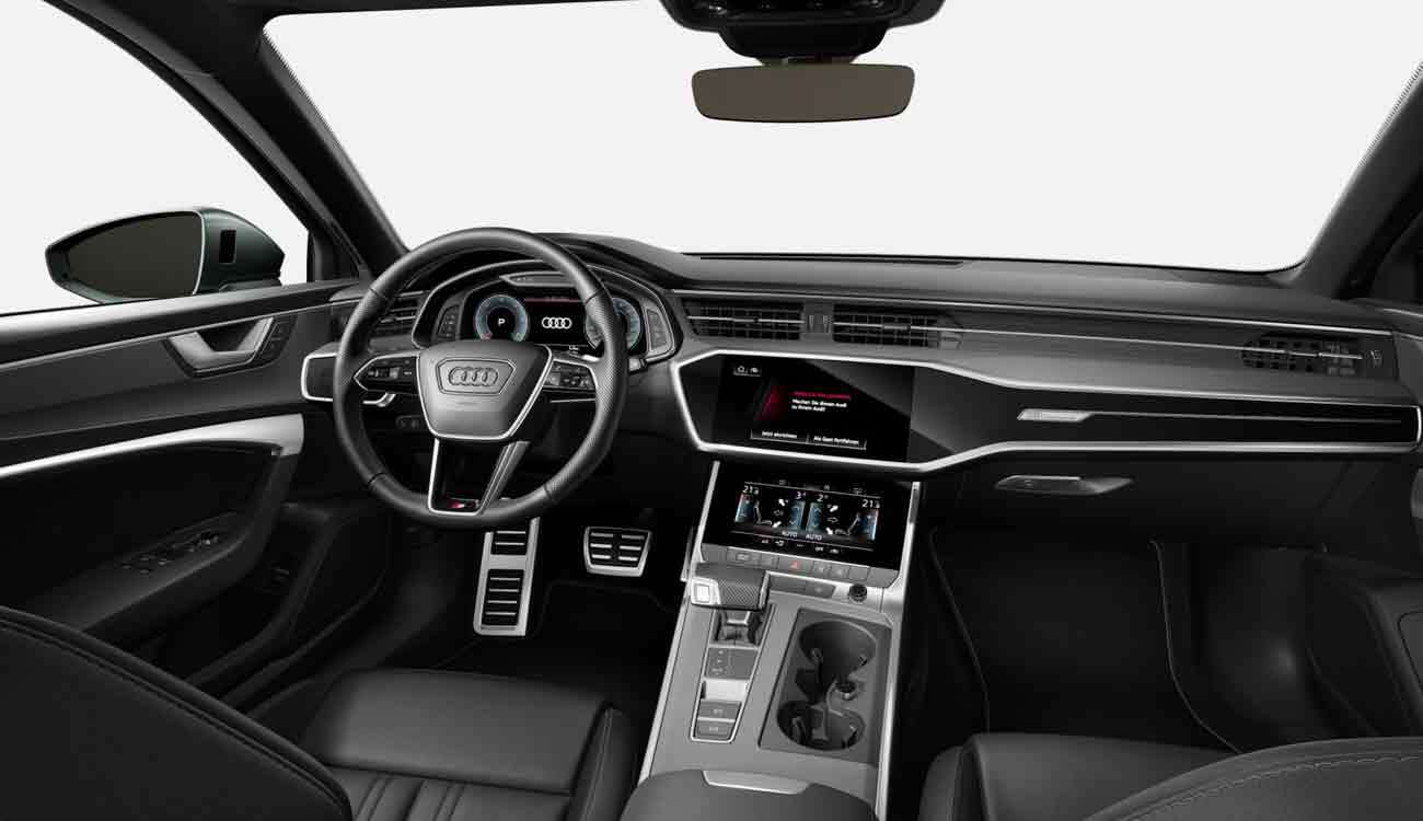 Audi A6 Avant Freisteller in Chronosgrau Metallic Interieur