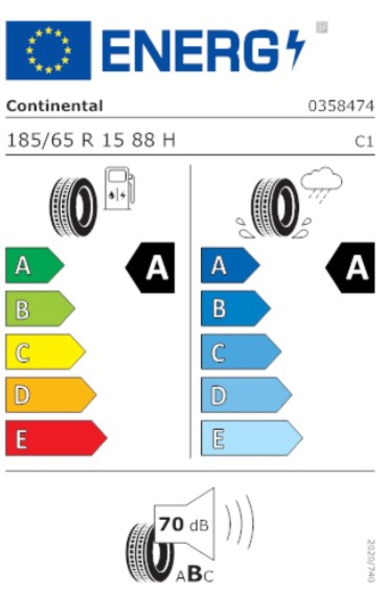 Reifenlabel Continental