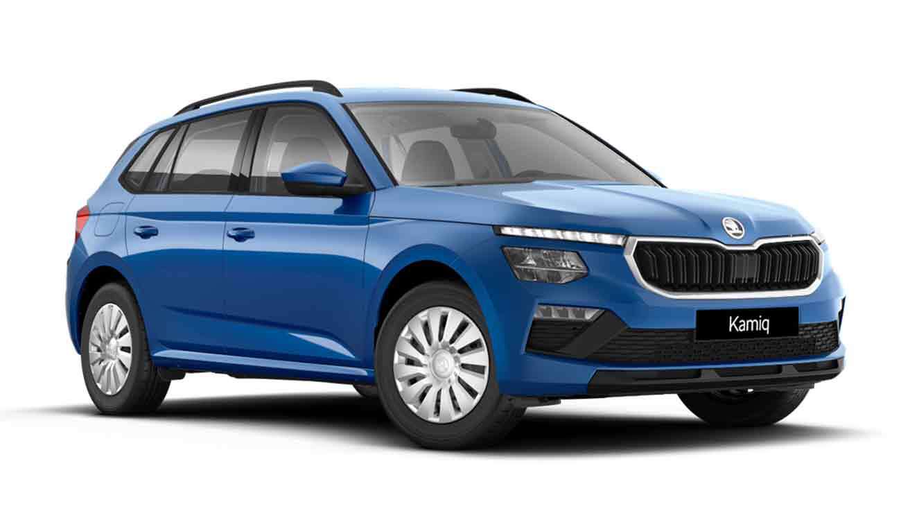 Skoda Kamiq Essence blau Frontansicht