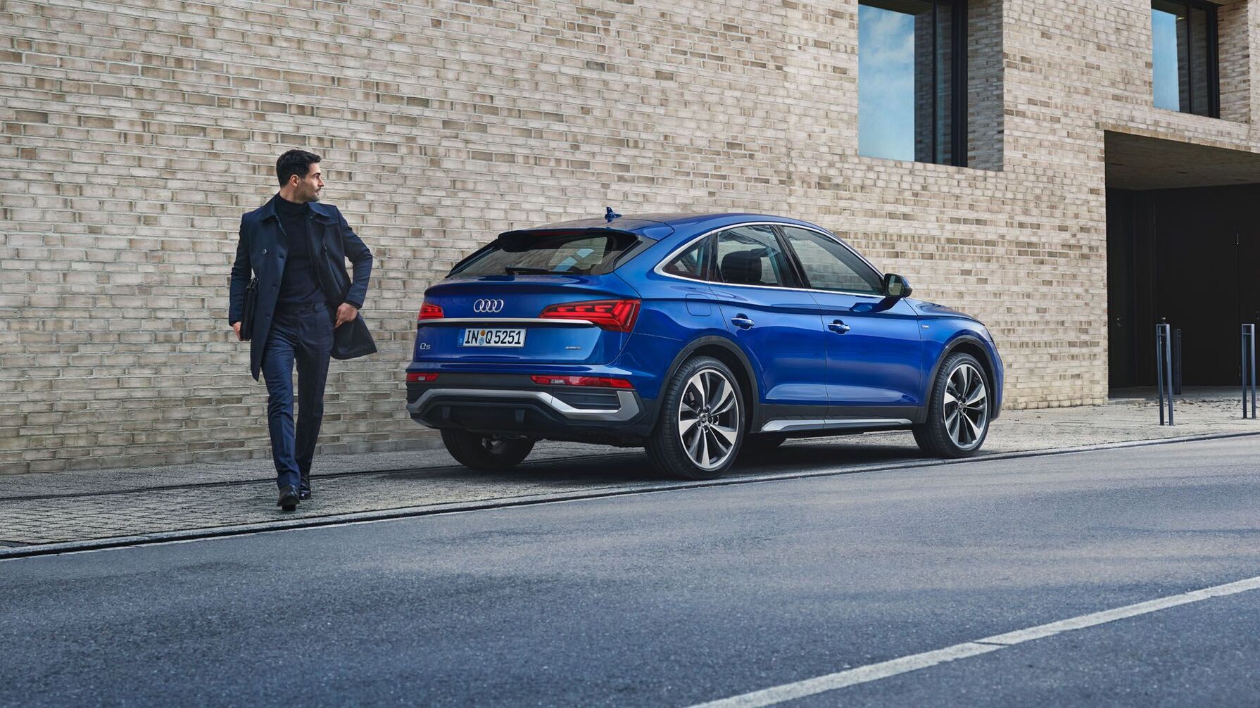 Q5 Sportback in blau