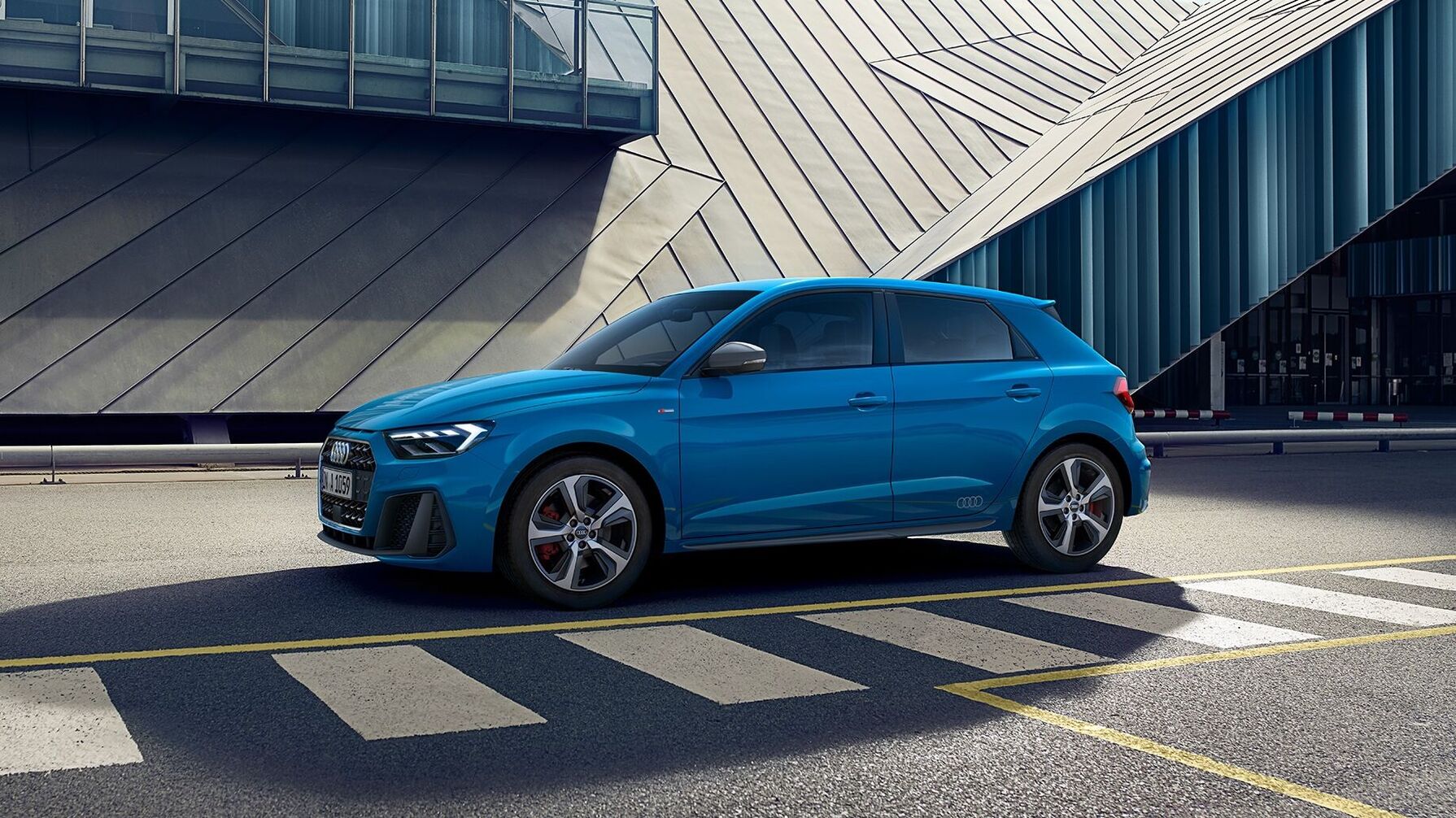 A1 Sportback in blau