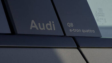 Audi Q8 e-tron Gravur