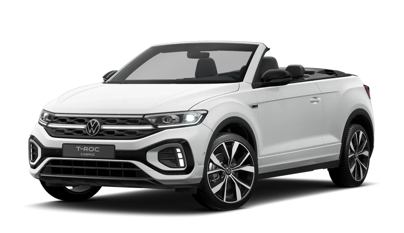 Fahrzeugbild VW T-Roc Cabrio weiß Front